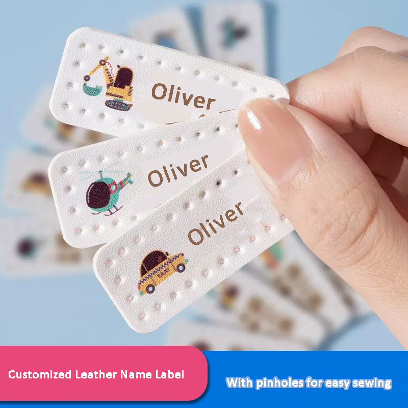 Baby Clothing Labels - Индивидуальные кожаные лазерные наклейки с именем