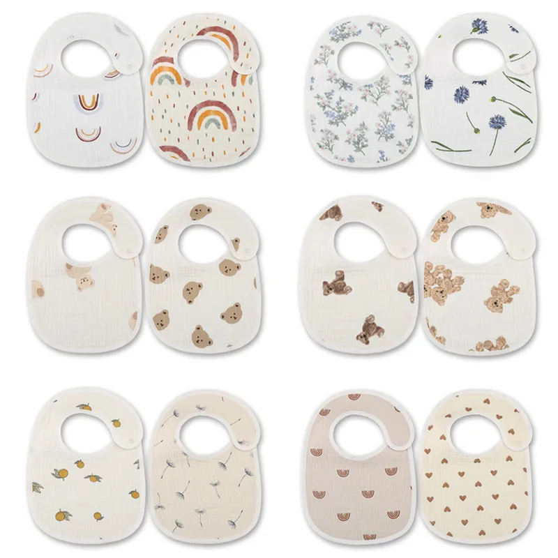Baby Clothing Patterns - 2 шт./компл. водонепроницаемые детские нагрудники, хлопковые