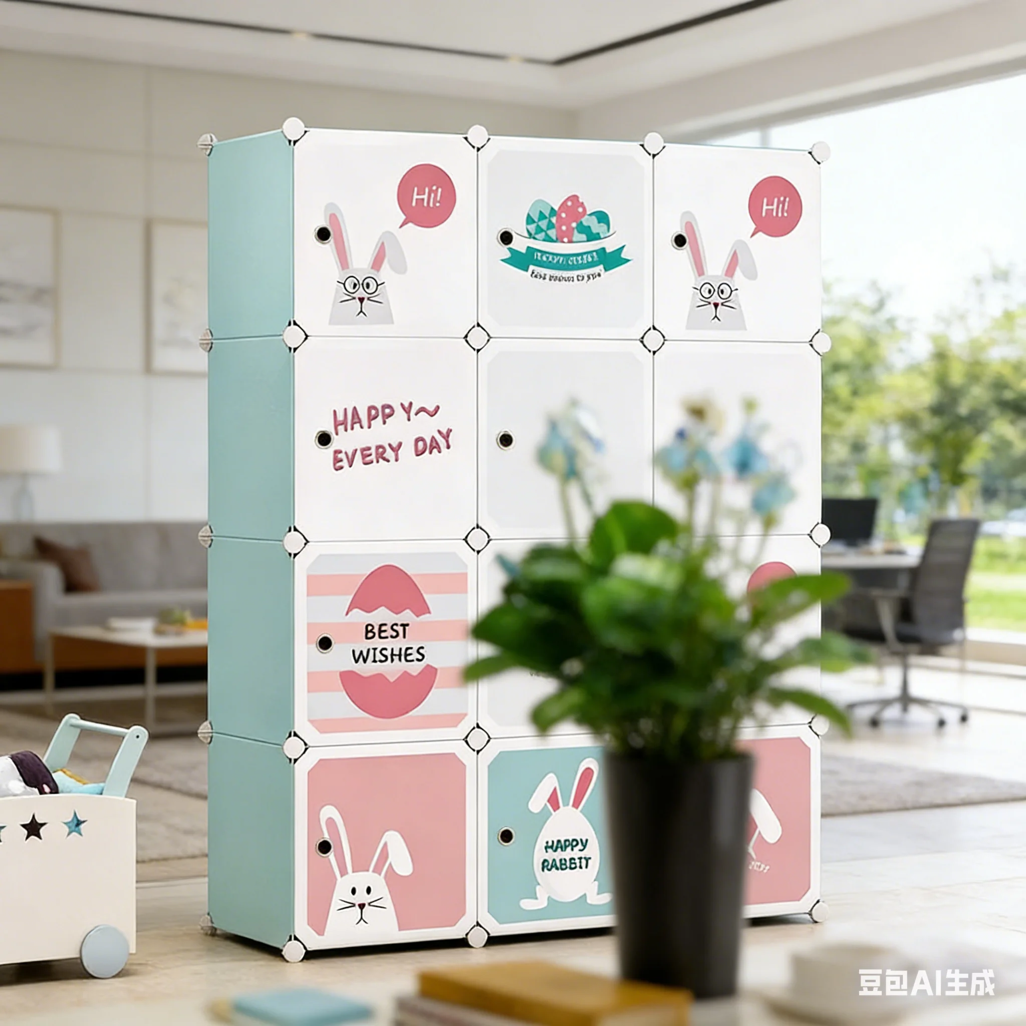 Baby Clothing Storage - Детский шкаф AOLIVIYA: Простой, современный, экономичный,