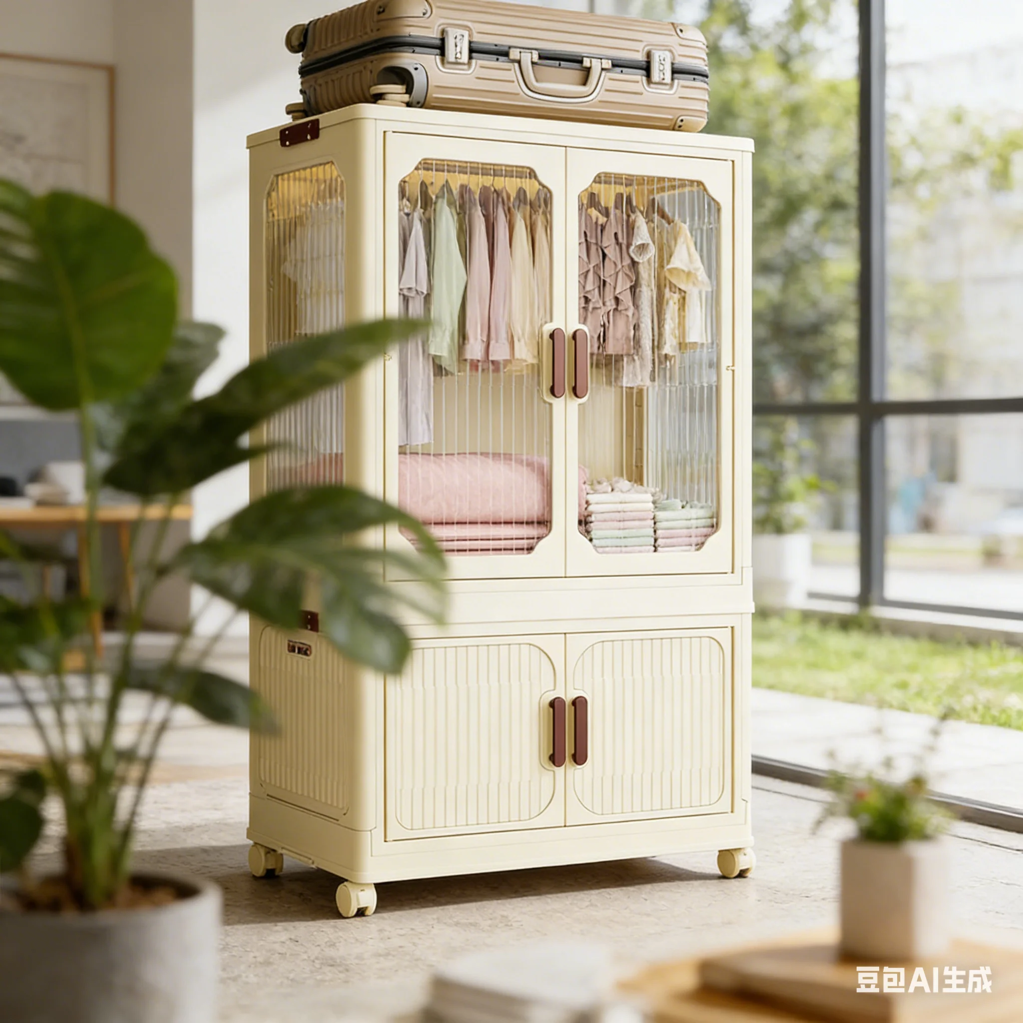 Baby Clothing Storage - Детский пластиковый шкаф AOLIVIYA: складной органайзер