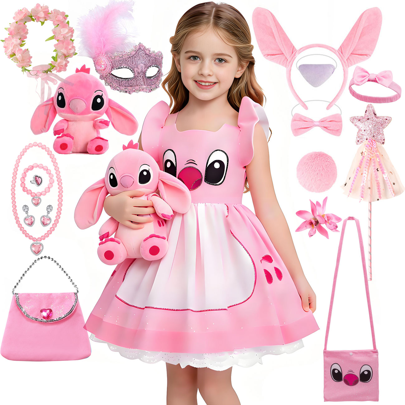 Baby Clothing Europe - Розовое платье принцессы Дисней Лило и
