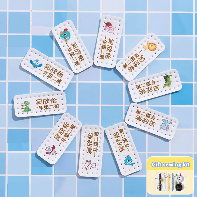 Индивидуальные кожаные лазерны – обзор и цена Baby Clothing Labels