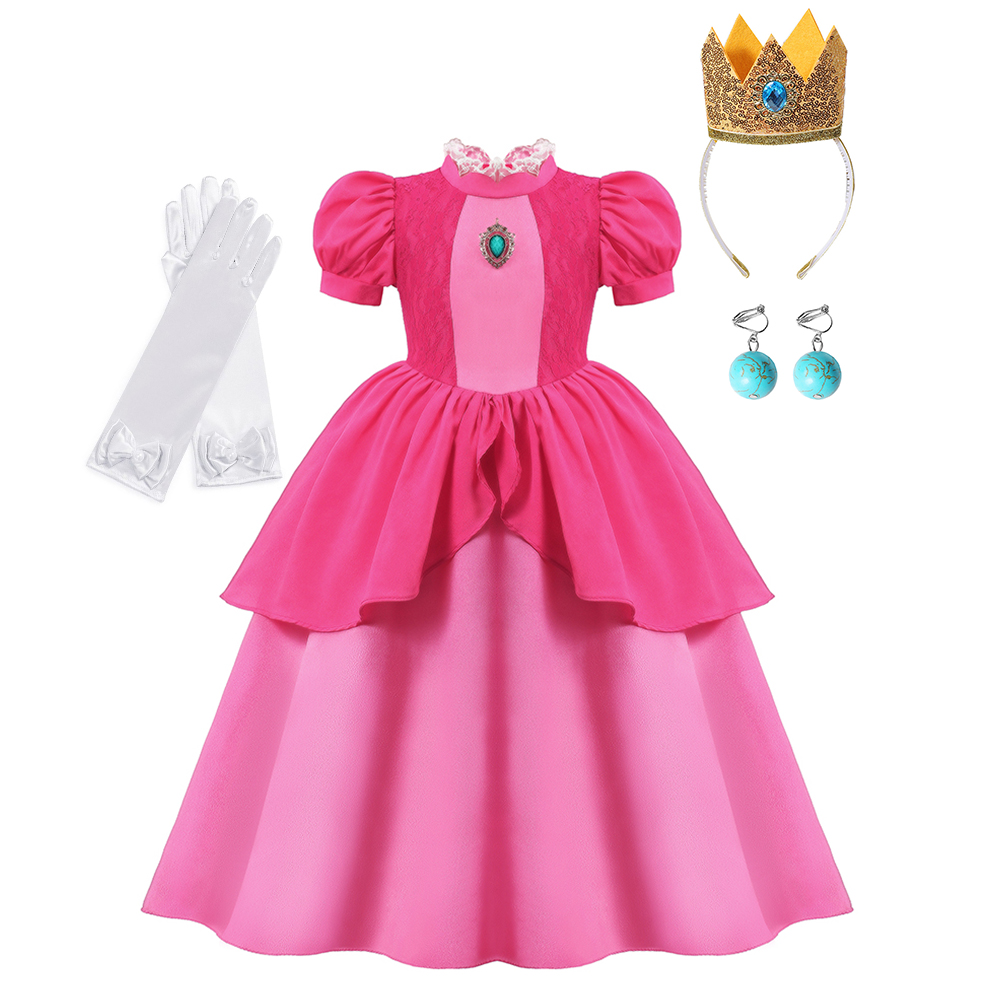 Персиковое платье для косплея, – обзор и цена Baby Clothing Europe
