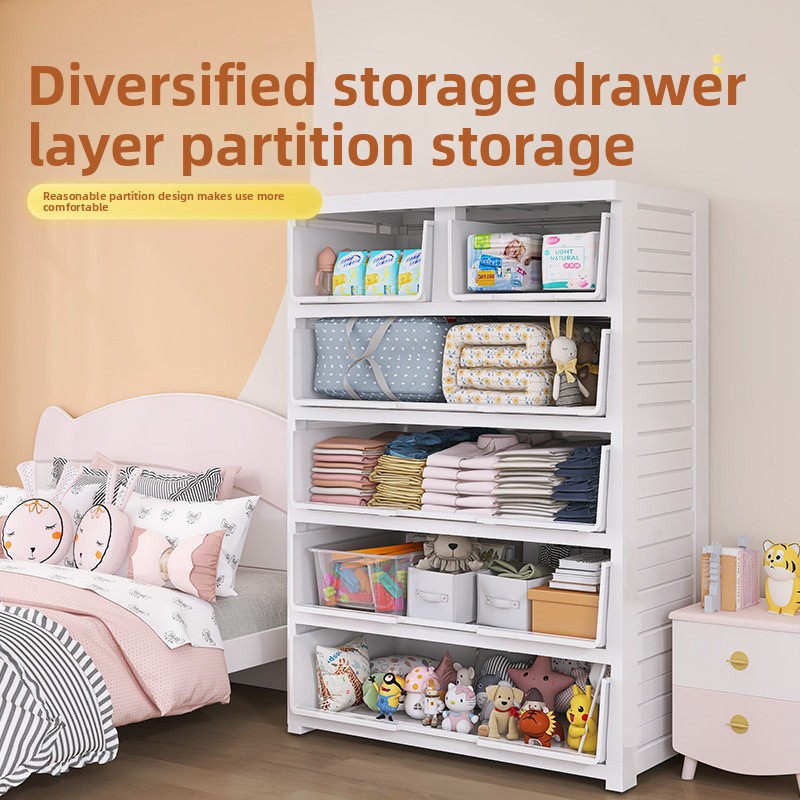 Утолщенный пластиковый шкаф-ор – обзор и цена Baby Clothing Storage