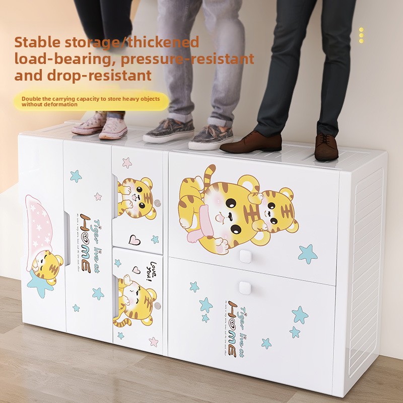 Утолщенный пластиковый шкаф-ор – обзор и цена Baby Clothing Storage